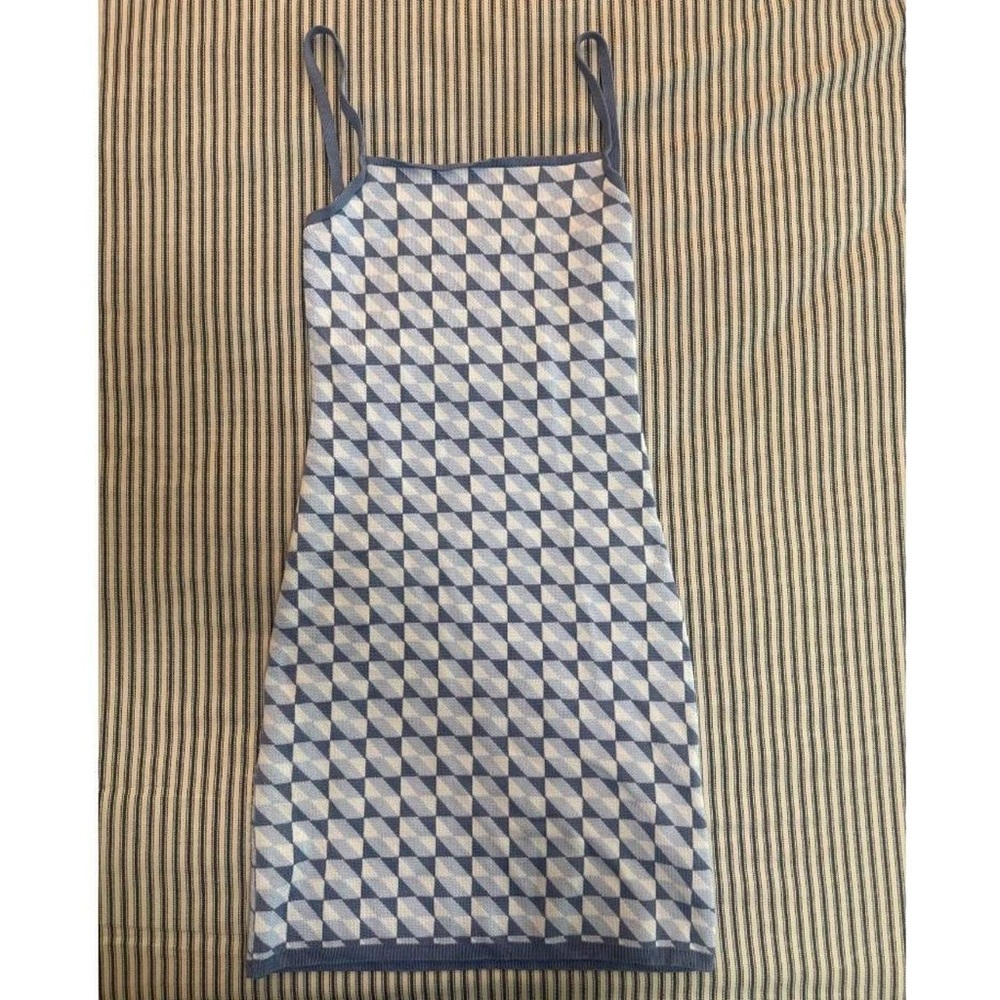 Abercrombie & Fitch Blue Knit Mini Dress (XS)